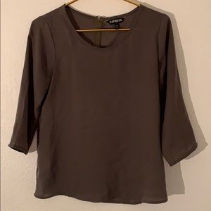 Dark green/grey blouse